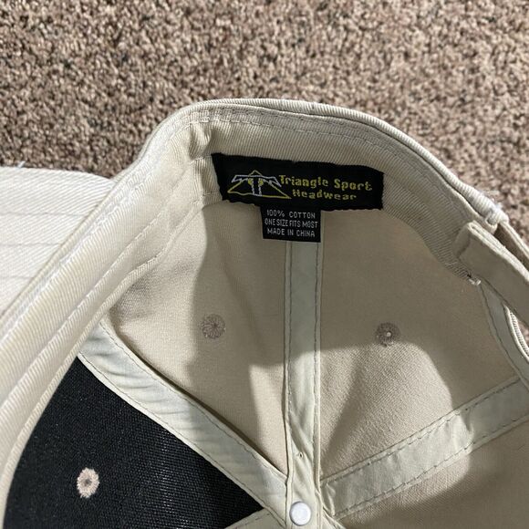 Triangle Sport Headwear Minnesota Baseball Cap Hat Beige Blue One Size - Picture 4 of 4